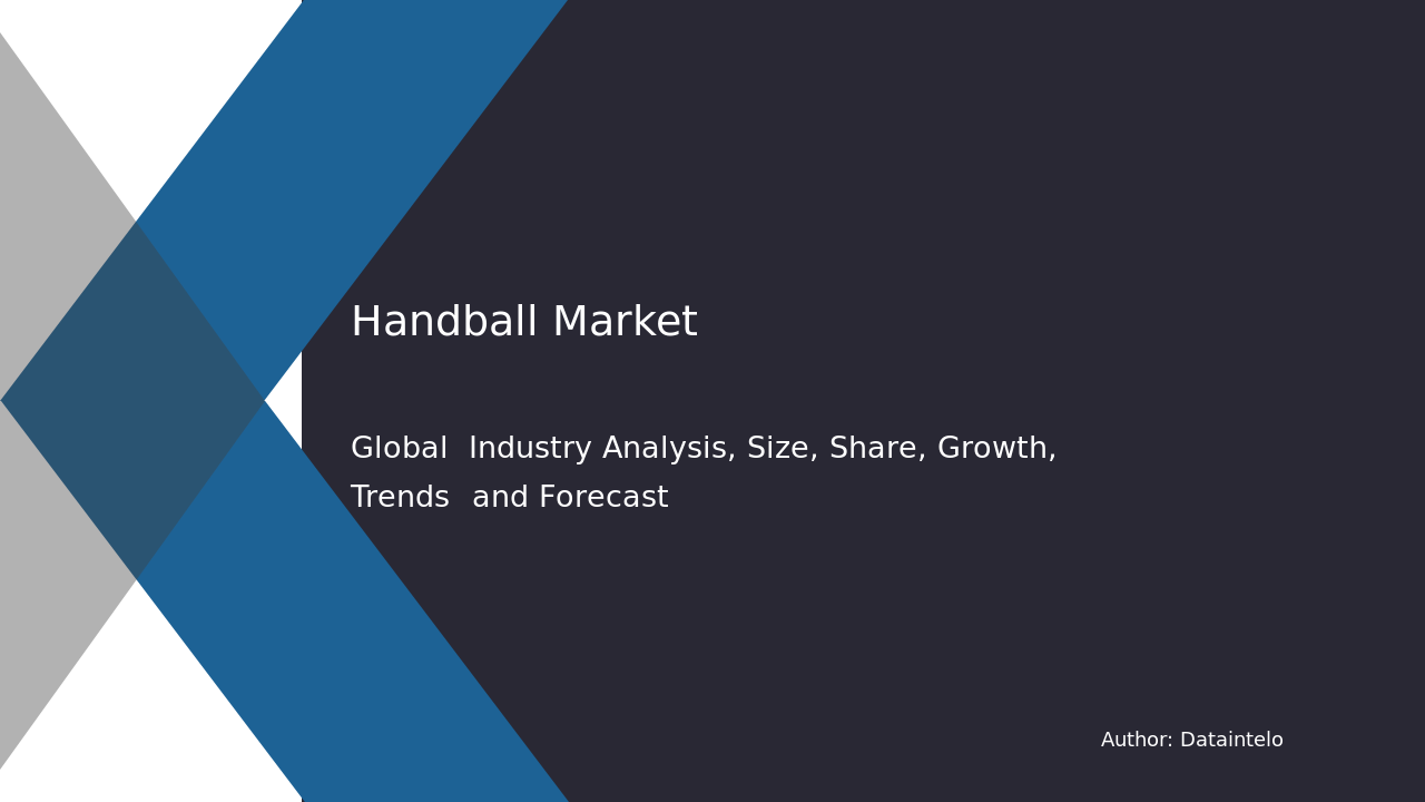 Handball Market Research Report 2032